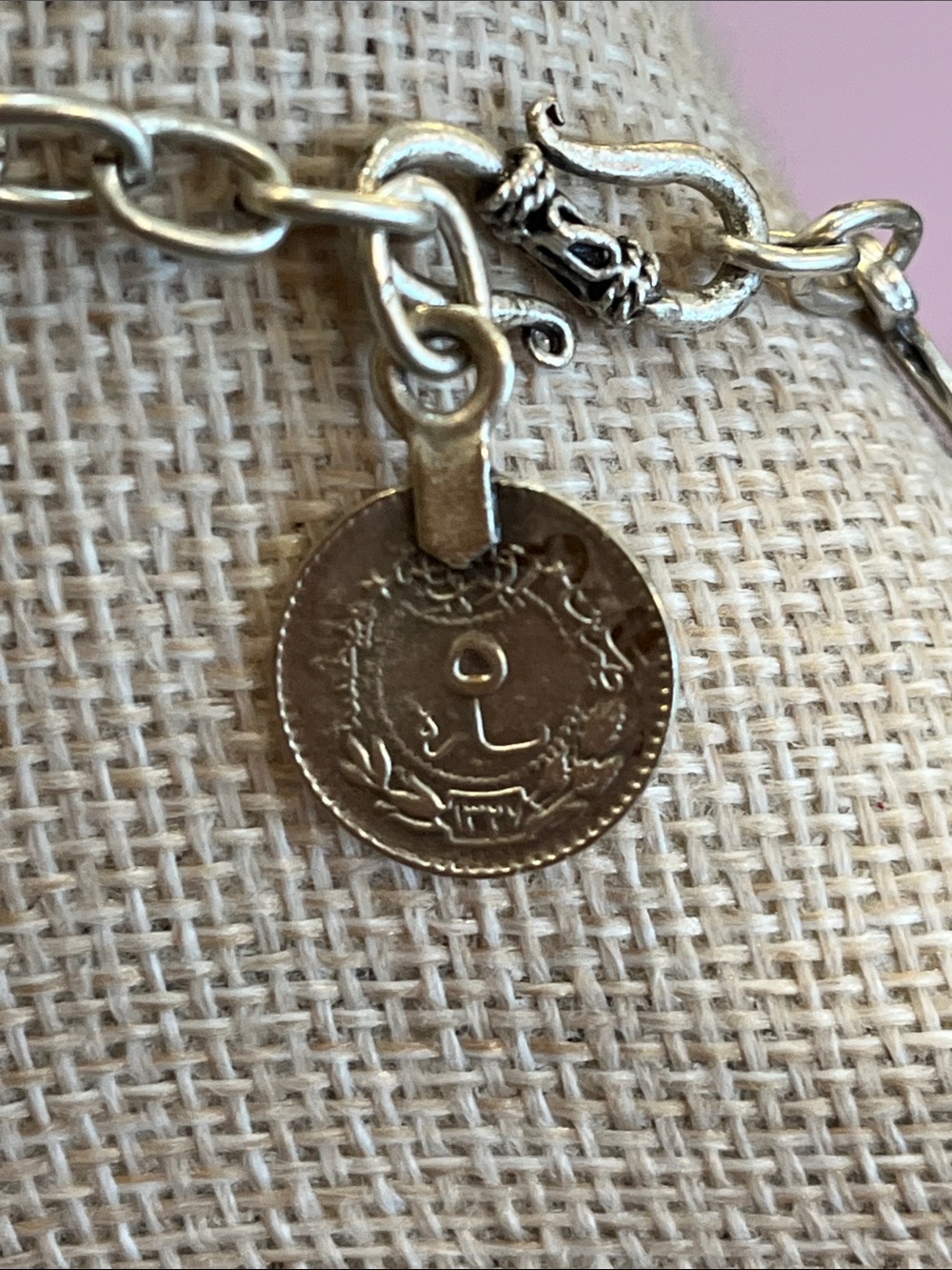 Pewter LONG NECKLACE Rare HTF - Picture 10 of 10